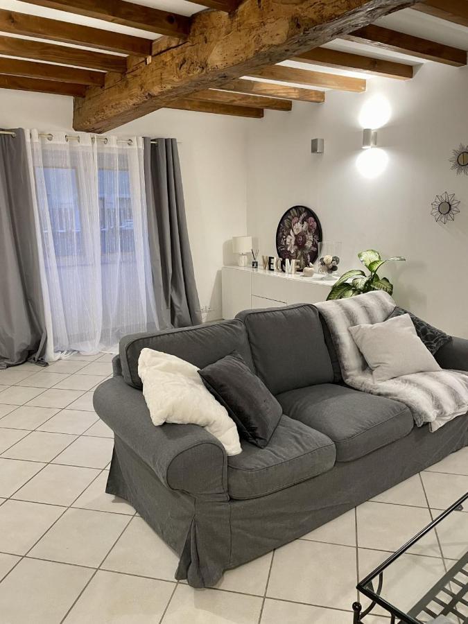 Les Glycines Villa Hieres-Sur-Amby Bagian luar foto
