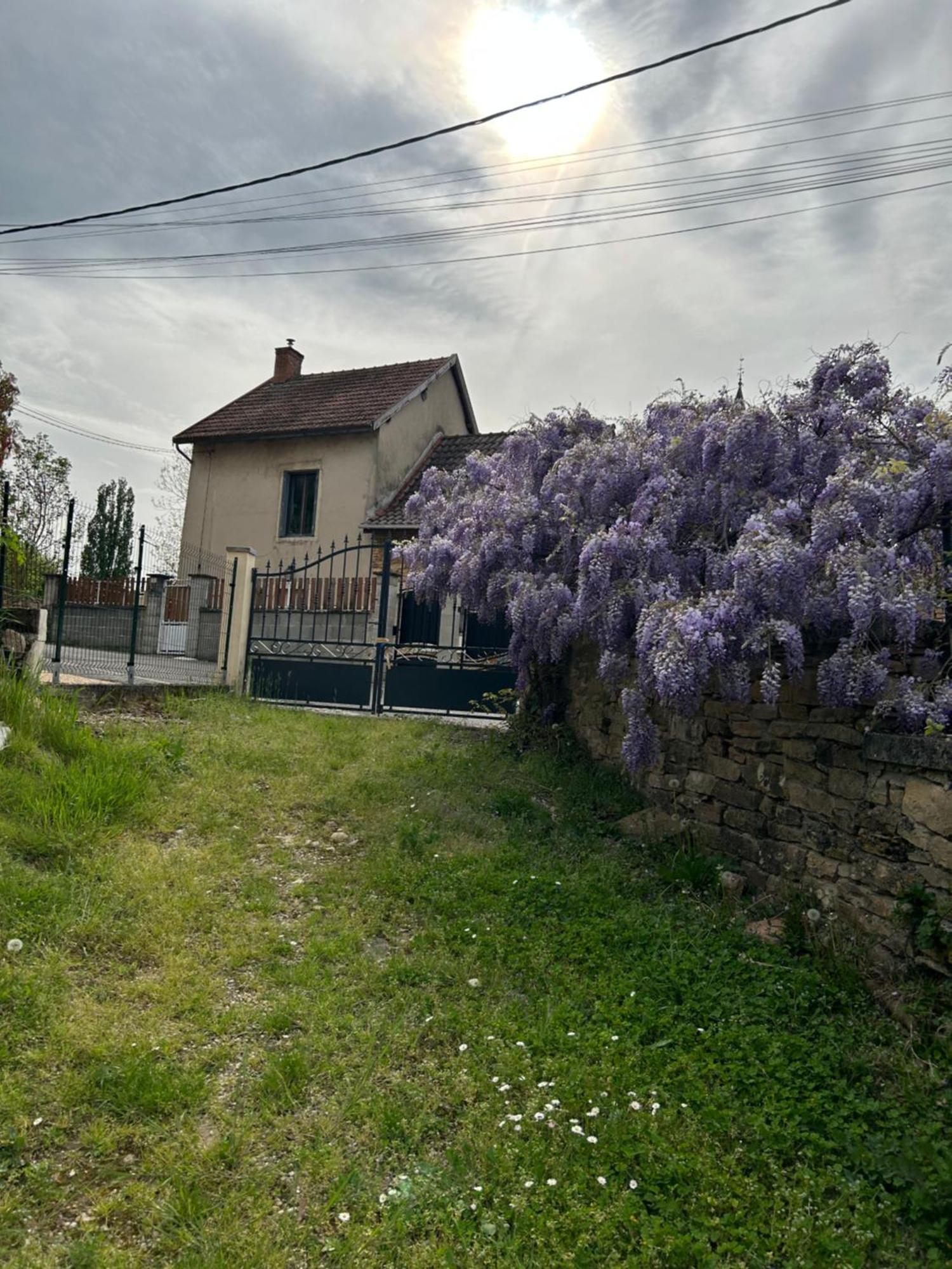 Les Glycines Villa Hieres-Sur-Amby Bagian luar foto