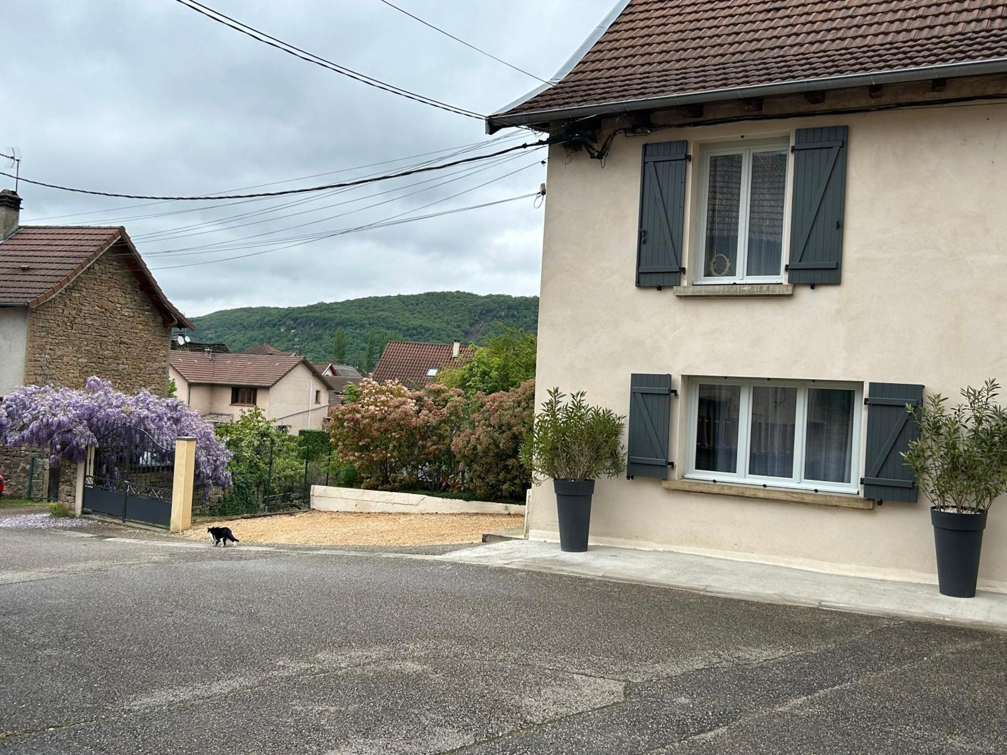 Les Glycines Villa Hieres-Sur-Amby Bagian luar foto